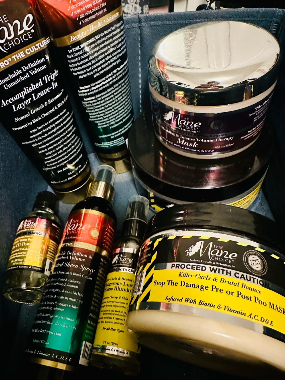 BUNDLE BUY (9) Products - THE MANE CHOICE- MAKE ME AN OFFER! Bonus Shampoo!
